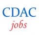 Project Engineer and Assistant Jobs in CDAC