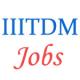 Teaching Jobs in PDPM IIITDM