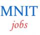 Teaching Jobs in MNIT