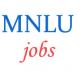 Maharashtra National Law University Jobs