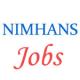 Teaching Jobs in NIMHANS