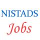 Scientist and  Technical Assistant Jobs in NISTADS