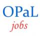 Technical and Support Jobs in OPaL