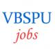 Teaching and Scientist Jobs in VBSPU