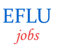 Teaching Jobs in EFLU