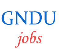 Teaching and Non-Teaching Jobs  in GNDU