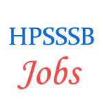 Various Jobs in Himachal Pradesh Subordinate Services Selection Board (HPSSSB)