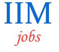 Rolling Teaching Jobs in IIM