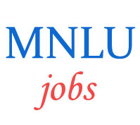 Teaching Jobs in MNLU