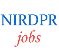 Programme and Project Officers Jobs in NIRDPR