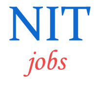 Teaching Jobs in NIT