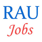 Teaching Jobs in Dr. Rajendra Agricultural University