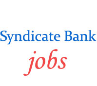 Officer Manager IT Jobs in Syndicate Bank