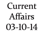 Current Affairs 3rd October 2014